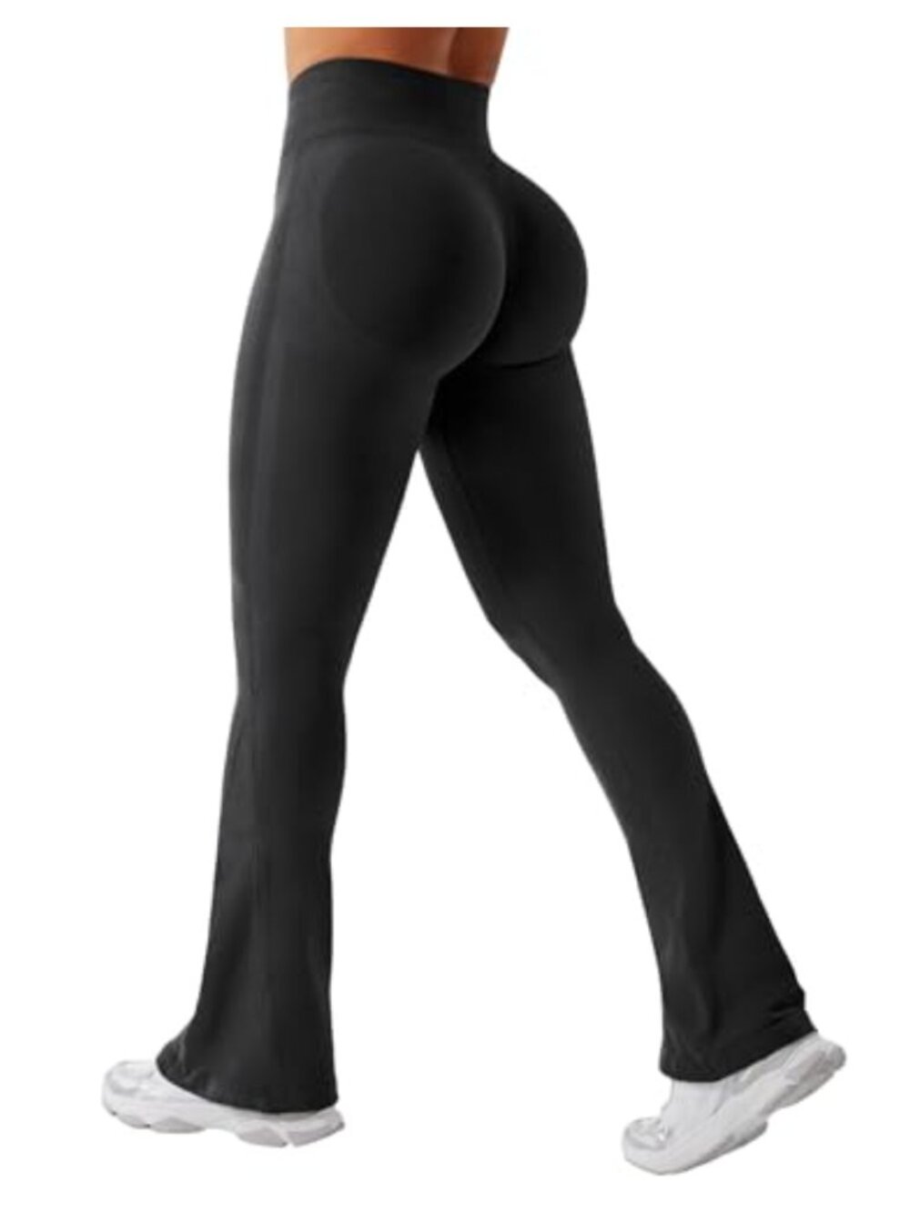 Seamless Flare Yoga Leggings High Waisted with Booty Scrunch